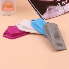 Замок безопасности пластиковый блок Противоскользящий Мини Противоугонная безопасность офисная дверь домашний дверной замок надежно 10,5*4*2 см