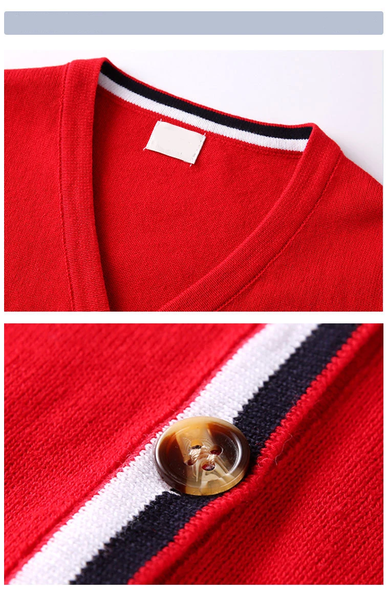 Г. Осенне-зимний детский свитер Кардиган для маленьких мальчиков, вязаный кардиган в полоску на пуговицах, детский шерстяной свитер для маленьких девочек Новинка, GG