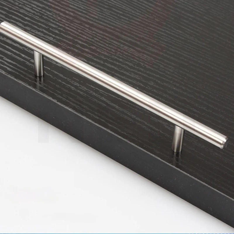 4" ~ 24" Stainless Steel Handles Diameter 10mm Kitchen Door Cabinet T Bar Straight Handle Pull Knobs Furniture Hardware