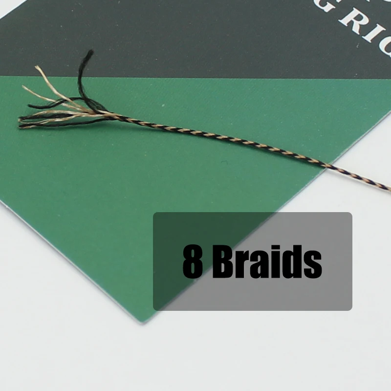 20m Carp Fishing Line Soft Hook Link Uncoated Braid Line Camo Brown Hooklink for Hair Rig 15 25 35LB Carp Coarse Fishing Tackle 2