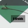 20m Carp Fishing Line Soft Hook Link Uncoated Braid Line Camo Brown Hooklink for Hair Rig 15 25 35LB Carp Coarse Fishing Tackle 2