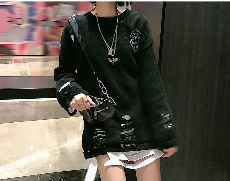 Женский свитер, осенне-зимний пуловер, вязаный свитер с длинным рукавом для женщин, женская мода