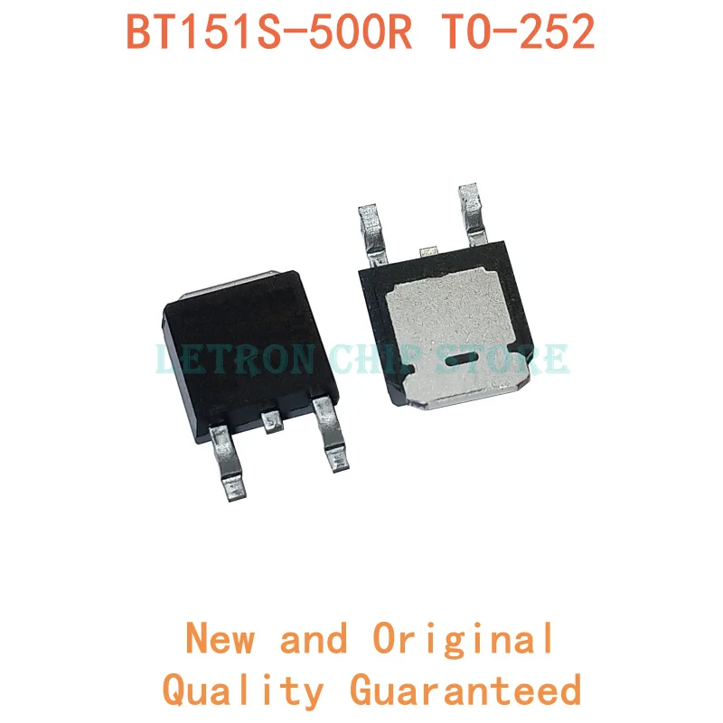 10 шт BT151S-500R TO252 BT151 500R TO-252 BT151S-500 DPAK BT151S SMD новый оригинальный | Электронные