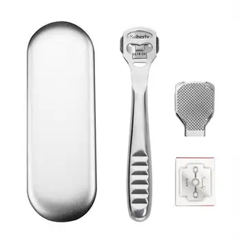 

1 Set Multifunctional Nail Manicure Foot Callus Heel Hard Skin Shaver Stainless Steel Feet Rasp Pedicure Razor Tool Health Care