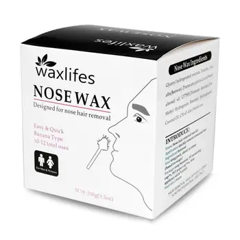 

100g Portable Painless Nose Wax Kit For Men & Women Nose Hair Removal Wax Set Paper-Free Nose Hair Wax Beans Cleaning Wax Kit