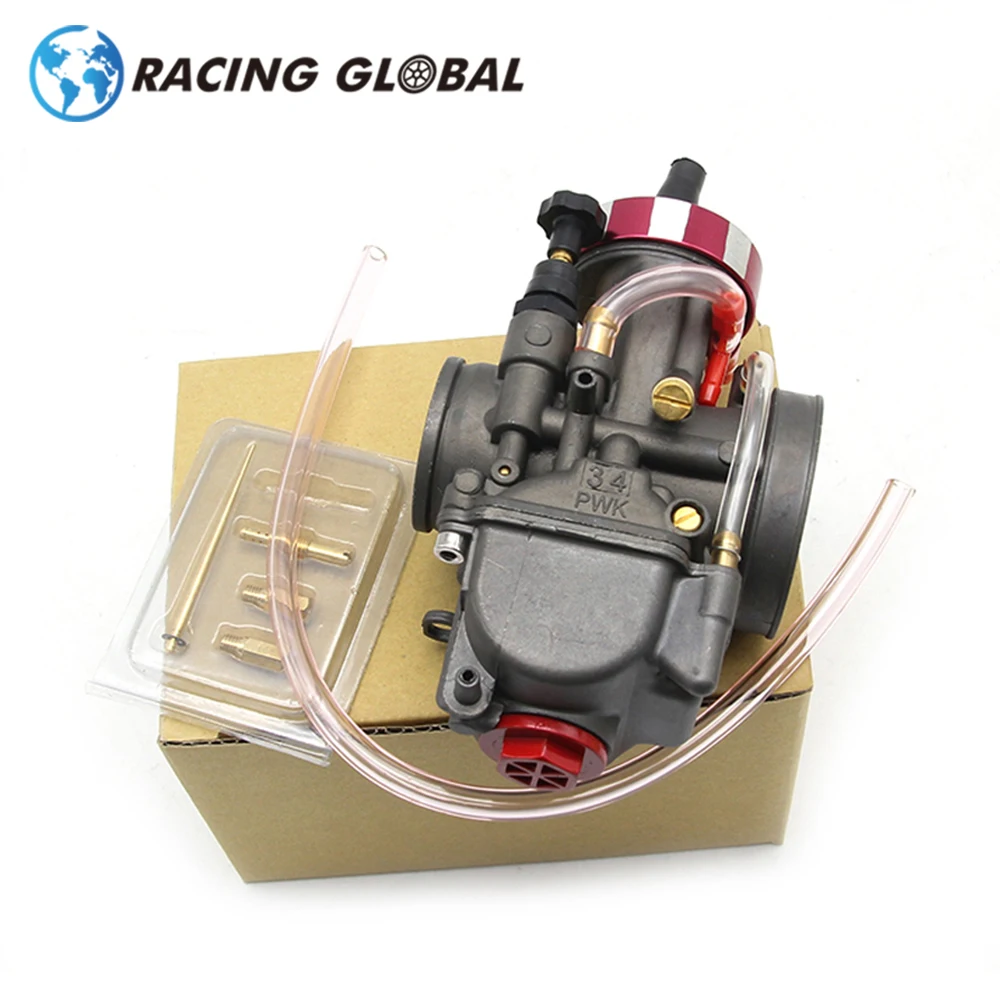 ALCON-PWK 28 30 32 34 мм универсальный карбюратор для скутера GY6 ATV 50cc 110cc 250cc 400cc