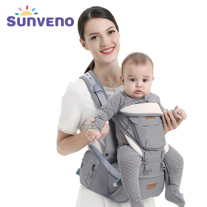 Permalink to Sunveno Ergonomic Baby Carrier Baby Kangaroo Child Hip Seat Tool Baby Holder Sling Wrap Backpacks Baby Travel Activity Gear