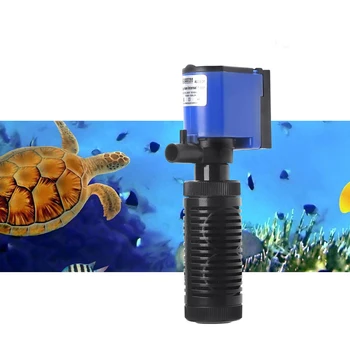 

Aquarium Water Pump for turtle fish tank, for Water Flow + Filtering + Air Oxygen Increase, aquarium Submersible pump 4W 6W