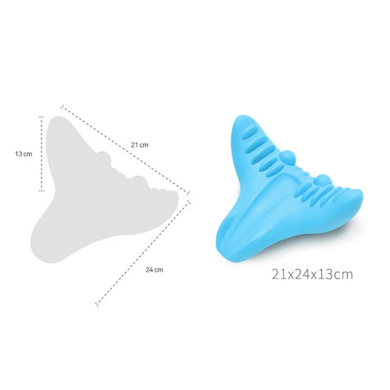 Портативная подушка для массажа шеи гравитационный Массажер для акупрессуры забота о здоровье подушка для шеи для путешествий автомобиля офисная Ортопедическая подушка