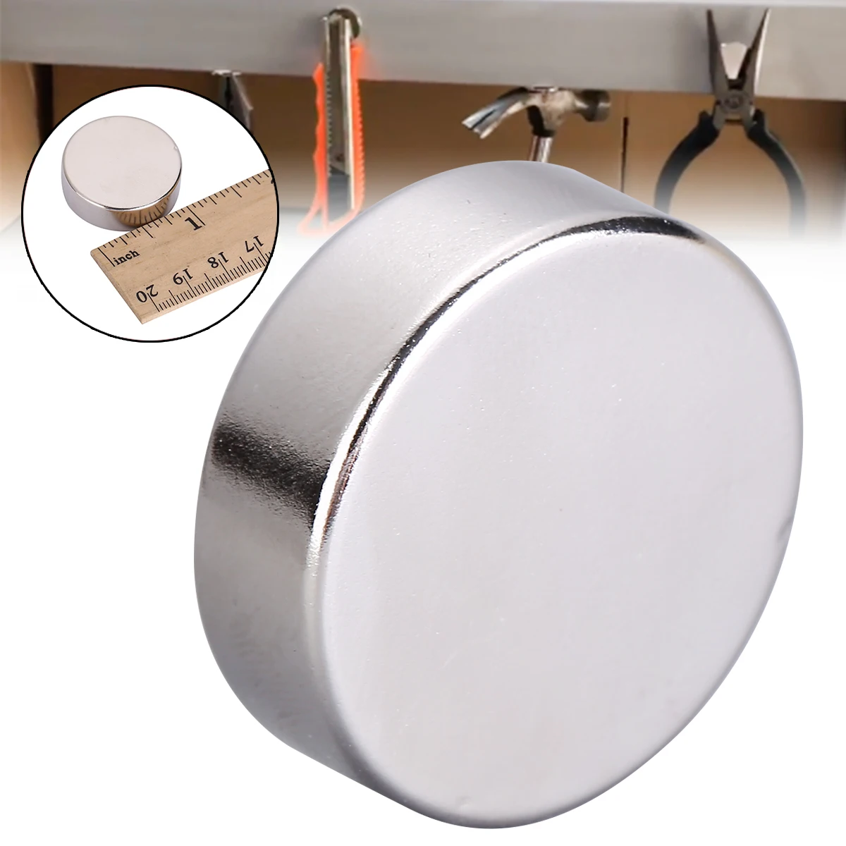 

Mini Super Strong N52 Neodymium Magnet N52 Nickel Plating Powerful Permanent Magnet Disc Cylinder Rare Earth Magnet 30x10mm