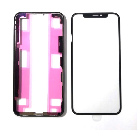 5 шт. для iPhone 11 pro MAX i11 11pro 11max ЖК-экран передняя стеклянная линза передняя внешняя стеклянная линза+ рамка+ OCA Замена Ремонт