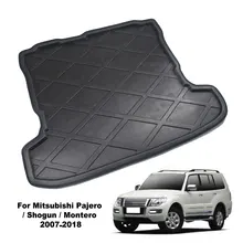 Коврики для багажника загрузочный лоток Задняя Крышка багажника матовый коврик ковер подушка для отработки ударов для Mitsubishi Pajero Shogun 2007 2008 2009 2010