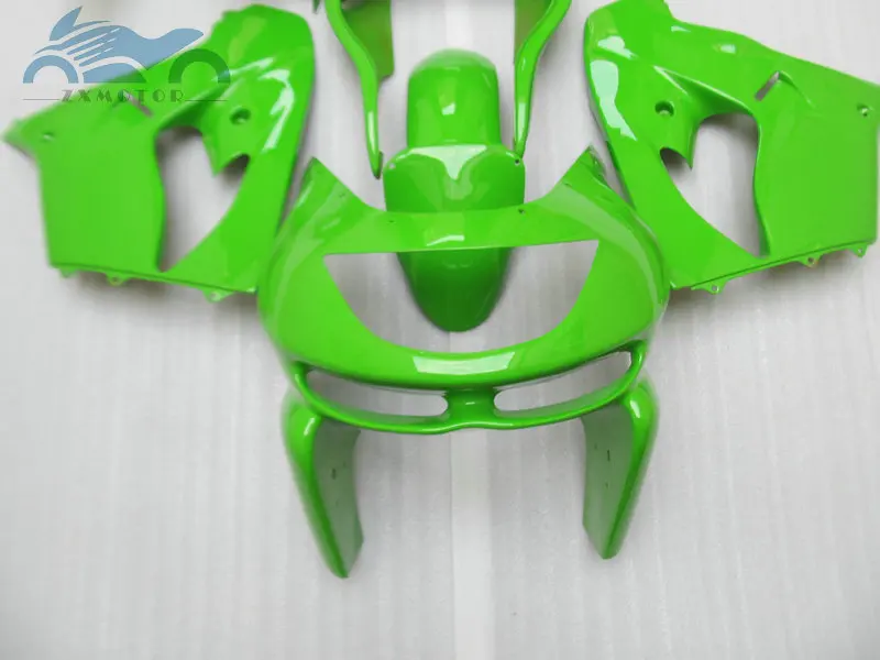 Послепродажный двигатель комплект обтекателей для Kawasaki Ninja 1998 1999 ZX9R ABS Пластиковые обтекатели комплект 98 99 ZX-9R светло-зеленый кузов