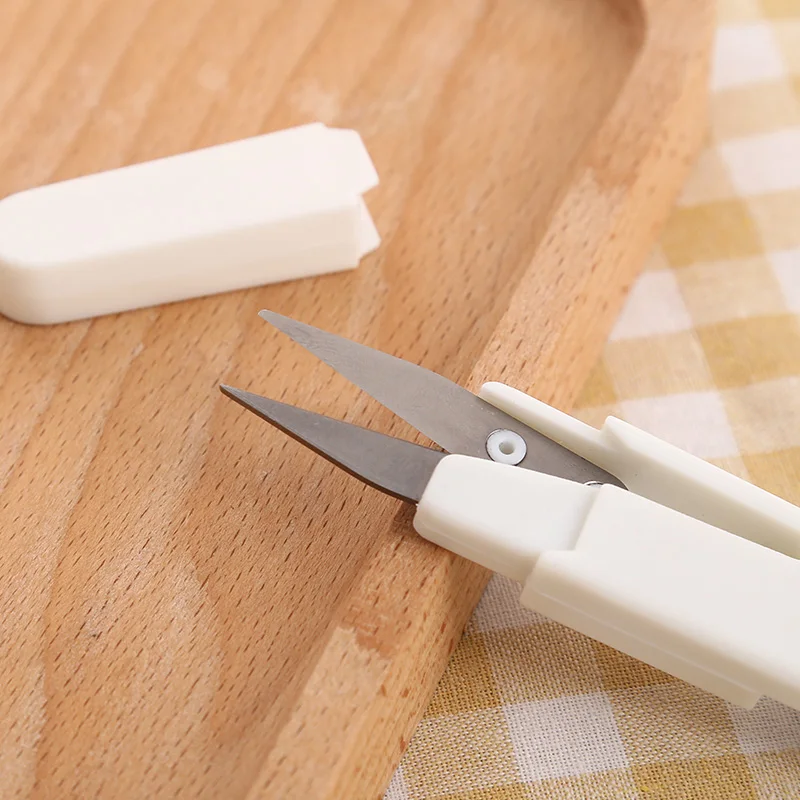 DIY u образные пластиковые ножницы с защитной крышкой профессиональные крестовые