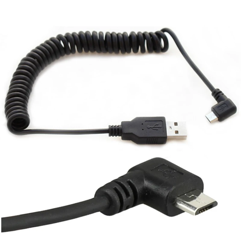40 см USB 2 0 штекер к Micro 90 градусов micro Угловой левый или правый угловой выдвижной