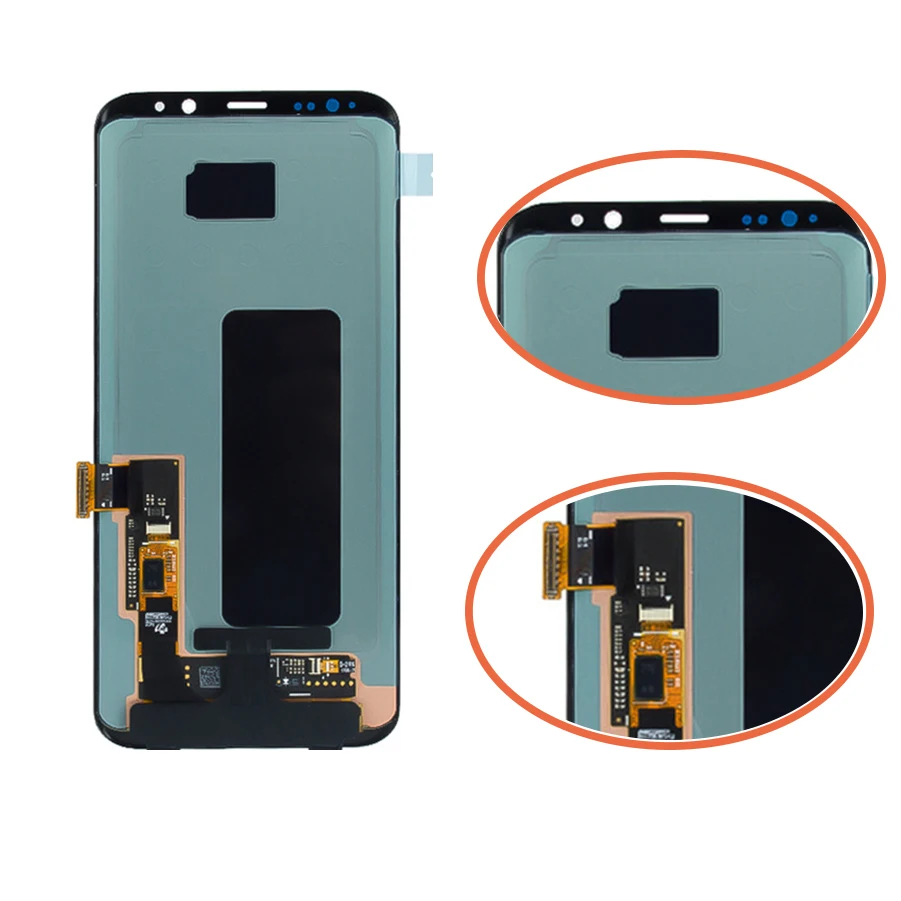  Original Lcd screen For Samsung Galaxy S8 S8 plus G950 G950F G955fd G955F G955 AMOLED screen Replac