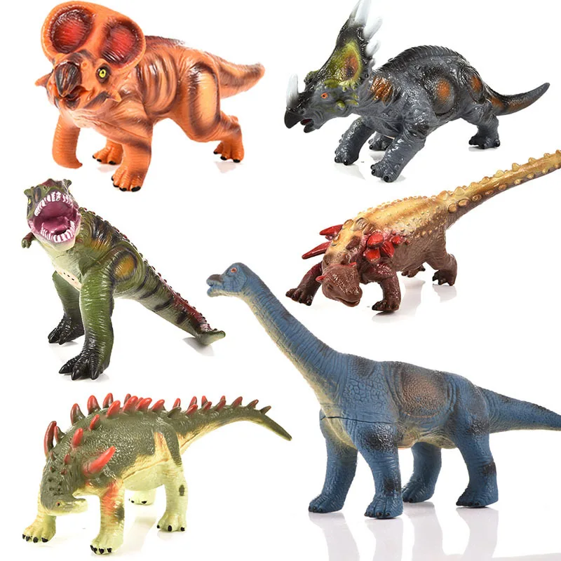 

Cross Border Jurassic Sound Making Dinosaur Model Toy ruan jiao dai Trumpet Dinosaur Toy Model Educational Toy