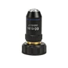 195 Black Achromatic Objective 4X 10X 20X 40X 60X 100X High Quality Microscope Objective Lens RMS 20.2mm Objective Parts 6