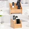 Bamboo Wood Remote Control Storage Box Living Room Office Desk Tea Set Entrance Key Sundries Finishing Box Tissue Box Storage 3
