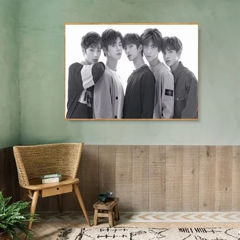

TXT Poster Kpop Group Music Canvas Painting Print Wall Art Home Decor No Frame