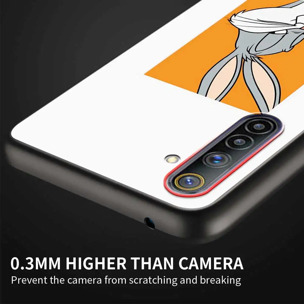 phone case For Redmi Note 9s 7 8t 9 8 10 9a 9c 9t K40 Pro coque Bumper tpu soft material Funny Cartoon Crazy Rabbit