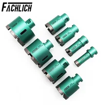 

2pcs/pk Dia 20-75mm Welded Diamond Drilling Core Bits Wet Drill Bits Hole Saw Cutter For Drilling Marble Granite 5/8-11 thread