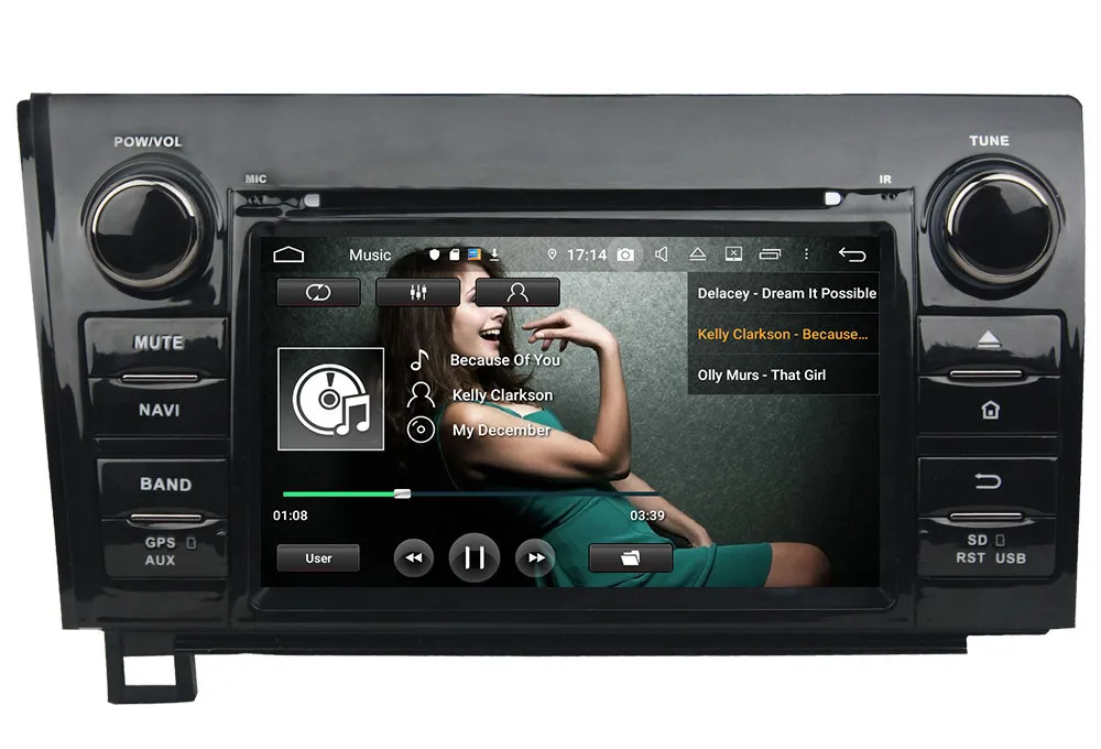 Klyde 4G WIFI Android 9.0 Octa Core 4GB RAM 64GB ROM DSP BT Car DVD Multimedia Player Stereo For Toyota Sequoia Tundra 2007