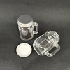Mini Mason Jar Mug Glass Shot Glass Set with Glass Handles, Whiskey Drinking Glasses/cups 6