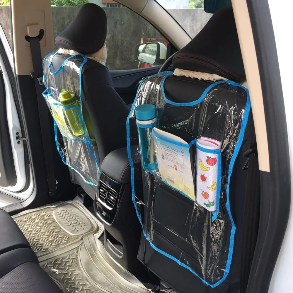 Универсальный анти-удар чистый коврик автомобильное сиденье задняя крышка протектор Органайзер сумка для хранения для ребенка малыш удар коврик Pad# BL35