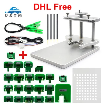 

22pcs BDM Adapter LED FRAME With 4 Probe Pens stainless BDM FRAME aluminium Fit For KTAG/KESS/Fgtech ECU Chip Tuning DHL free