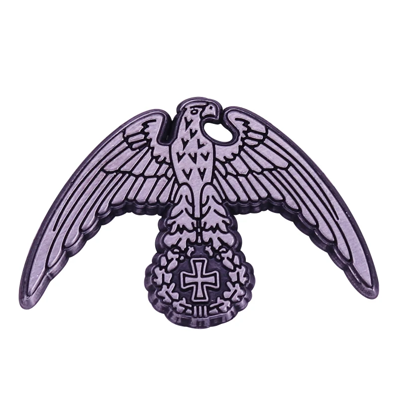 WWII German Military Cross Eagle Brooch Cap Cockade Rare Replica