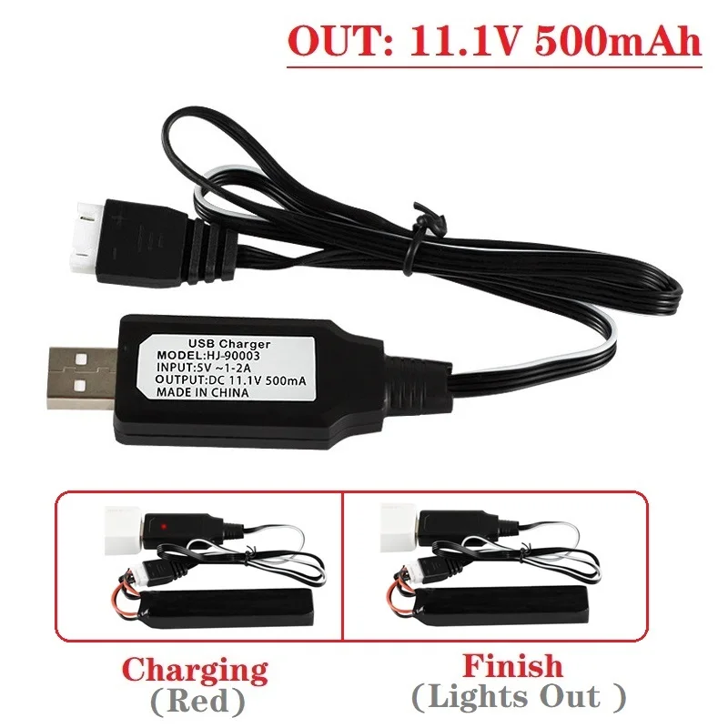 Chargeur universel de batterie au Lithium 7.4V USB à XH-3P femelle, câble  adaptateur pour Drone jouets RC - AliExpress