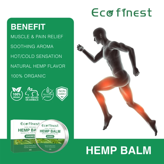 30g Strong Cure Power 2500mg density Hemp Balm Relieve Pain and Massage Cream Care body for