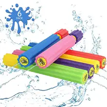 Pistolet à eau en mousse EVA pour enfants, 1 pièce, jouets de piscine d'extérieur, cadeaux, 6 couleurs # W