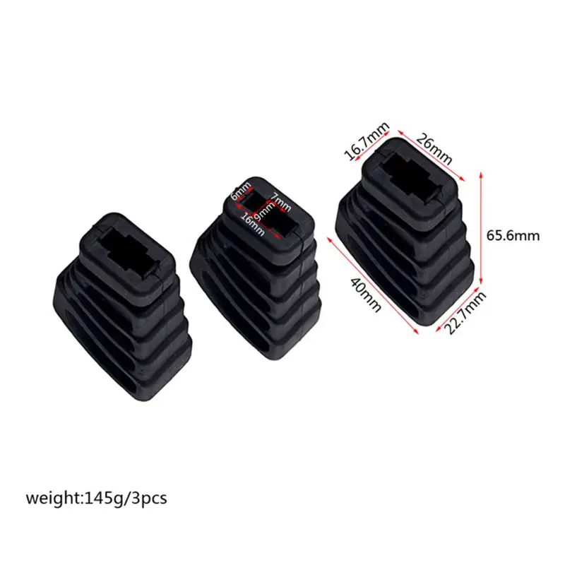 3pcs WC10 Drum Rubber Feet Replacement S/L Single/Double Braced Stand Percussion