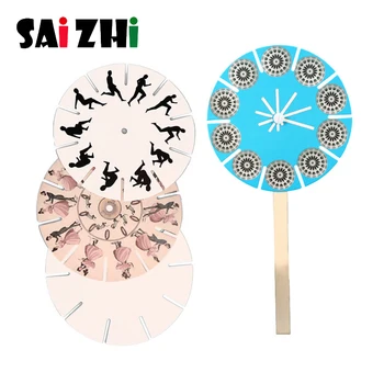 

Saizhi Technology Small Production Material Puzzle Handmade DIY Rotating Disc Toy Scientific Experiment Toys Educational Toy