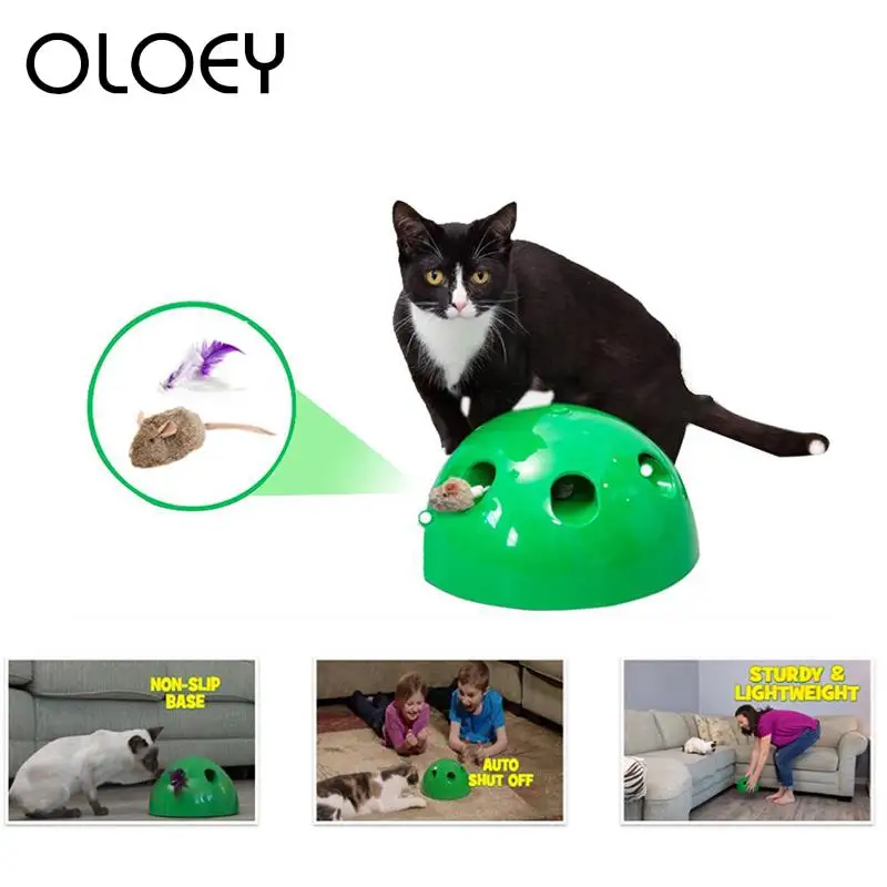 

Cat Toy POP N PLAY Funny Cat Interactive Toy False Mouse Cat Scratching Device For Cat Sharpen Claw Training Playing Pet Product