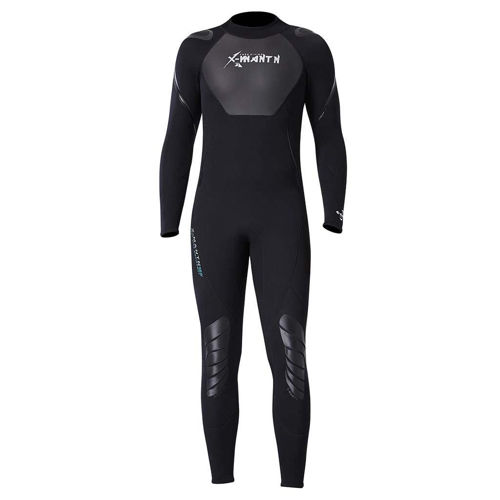 

Premium 3mm Neoprene Wetsuit for Mens, Full Suit Scuba Diving Surfing Swimming Thermal Wetsuit UV Protection Rash Guard