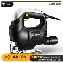 DEKO 350 Вт лобзик удобный непрерывный режим электрическая пила с 1 шт. лезвием, шестигранный ключ 2 шт. угольные щетки лобзик электроинструменты
