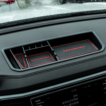 

For VW Atlas 2017-2018 Plastic Interior Dashboard Display Storage organizer Box Holder Auto Car Accessories 1pcs