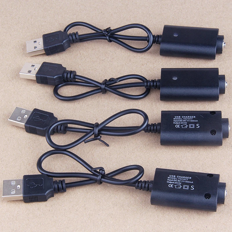 10 шт./лот Универсальное зарядное устройство с USB кабелем для вейпа резьба 510