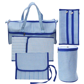 

1pc Knitting Needles Bag Fabric Crafts Knitting Tools Storage Bag Household Sewing Accessories Organizer