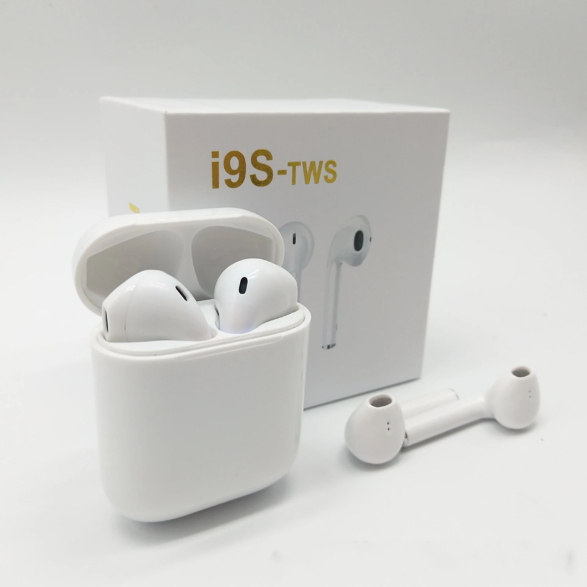 I9s i7s TWS, беспроводные Bluetooth наушники, беспроводные гарнитуры, наушники Bluetooth 5,0 для xiaomi iPhone, наушники - Цвет: i9s tws white