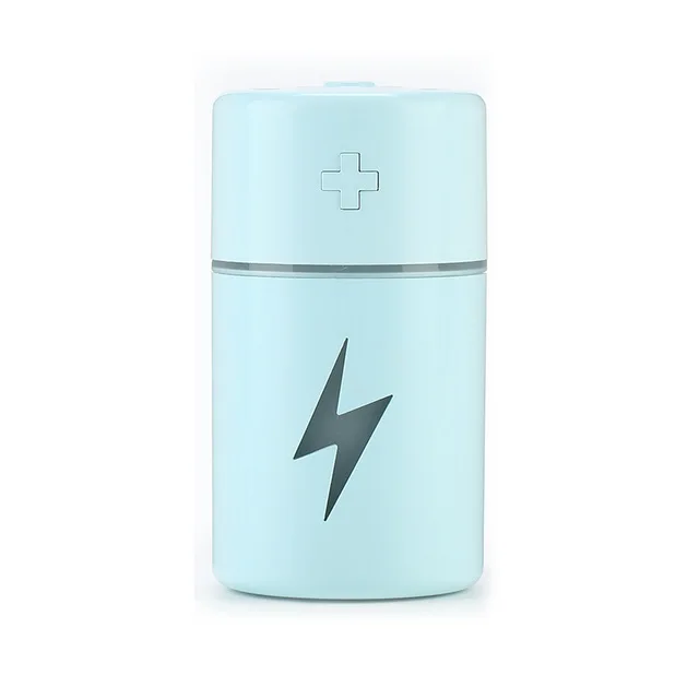 USB Арома эфирные масла диффузор lightning автомобильный воздухоувлажнитель очиститель светодиодный ночник мини-генератор тумана - Цвет: blue