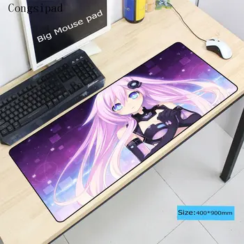 

900*400*2mm Girl Anime Large Mouse Pad Gamer Locking Edge Keyboard Mouse Mat Gaming Mousepad for CS GO LOL Dota Game