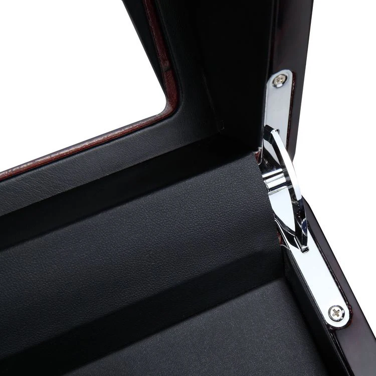 Деревянные часы Winder Box для автоматических часов, 4 заводных станции, 6 хранения, с двухмерными часами подушки для женщин или мужчин