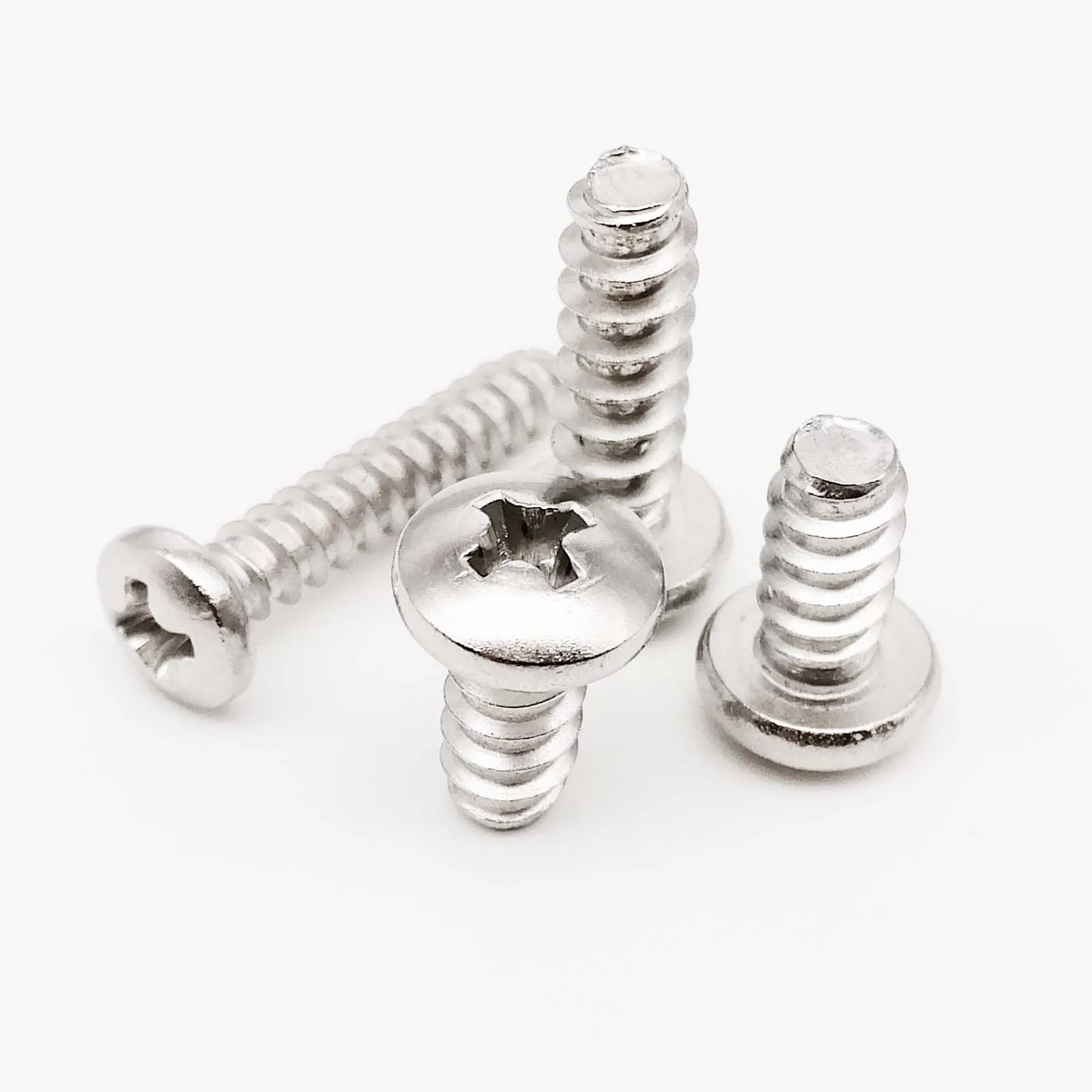 304 Stainless Steel 20 x Screws Self Tapping 1.6mm x 5mm Pan Head 
