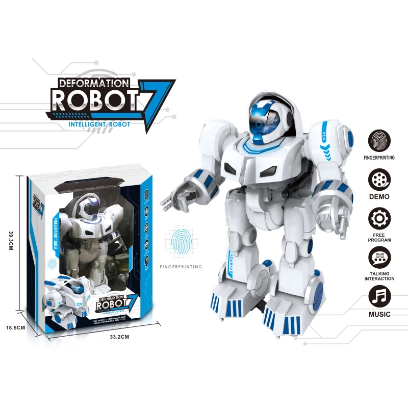 RC Smart Robot Interactive Remote Control Robots programing Mode Fingerprint Touch Song Mode Dance Mode One Key Deformation 4