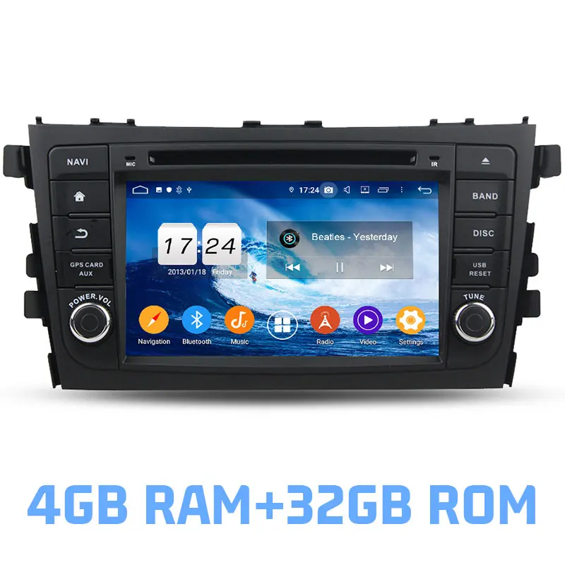 Ips DSP Android 9,0 4 Гб ram 64 Гб rom автомобильный dvd-плеер Wifi 4G Bluetooth RDS радио gps карта для SUZUKI ALTO CELERIO CULTUS-16 - Цвет: 4GB RAM and 32GB ROM