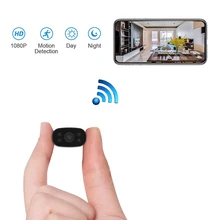 PNZEO Мини WiFi камера 1080P HD беспроводной дистанционный монитор камера крошечная IP камера видео рекордер движения-Detectio